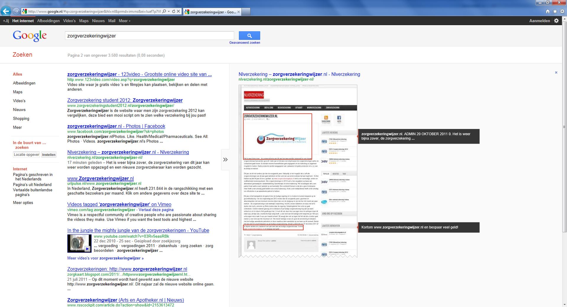 Gratis je artikel plaatsen op verzekeringsblog-printscreen-jpg