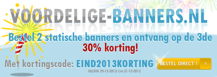 Knallende eindejaarskorting bij Voordelige-Banners.nl-weekend-actie-sitedeals-2013-tm-2013-jpg