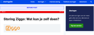 Advertentie op de pagina: Ziggo Storing-screenshot-2019-08-at-07-png