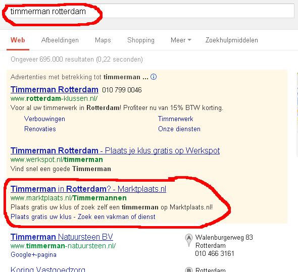 Adwords locatie en zoekwoord.-timmerman_rotterdam-jpg