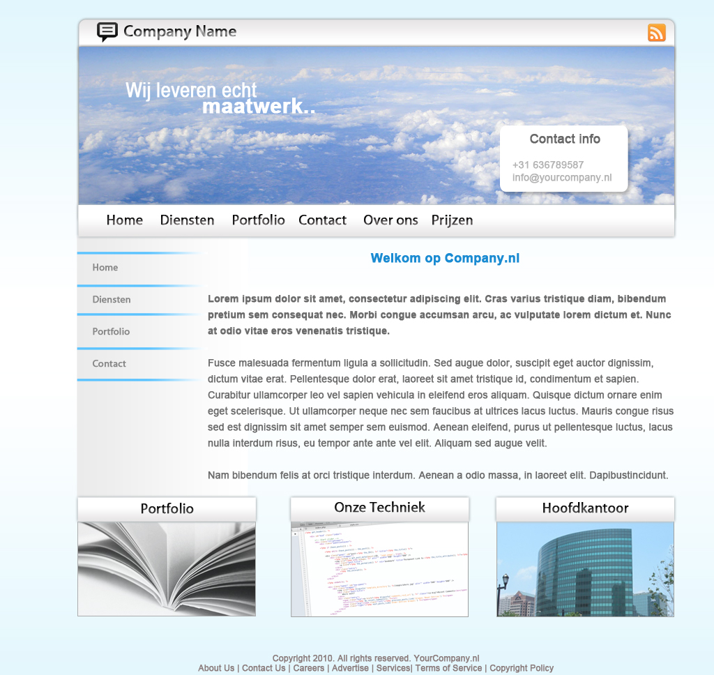 Bedrijven / Portfolio Website | nieuwe website.-index-jpg