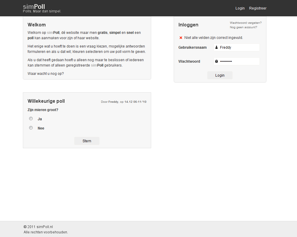 Domein + basis front-layout-simpoll-png