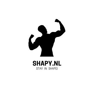 Shapy.nl   leuke brandable naam voor eventueel fitness/sport/dieet/voeding-white-and-black-fitness-gym-logo-jpg