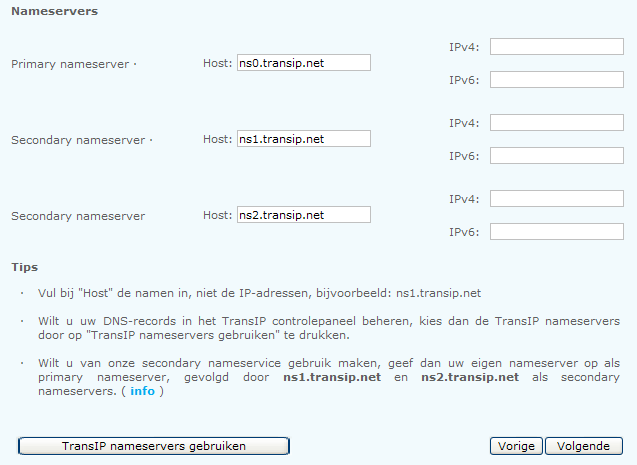 Instellingen wijzigen van domein bij Transip-scherm2nameservers-png