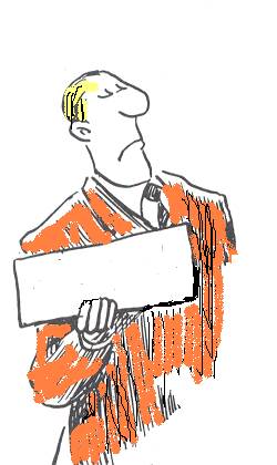 Originele illustraties - vector-man-with-sign-jpg