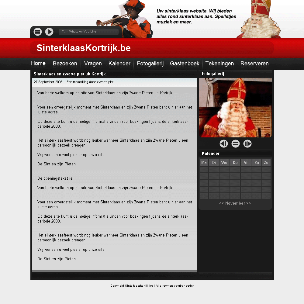 Ik maak een weblayout in ruil voor een basing | Vandaag-sinterklaas-layout-gif