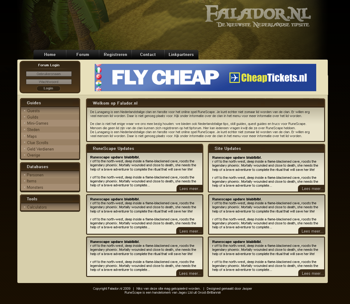 Ik maak een weblayout in ruil voor een basing | Vandaag-falador-png