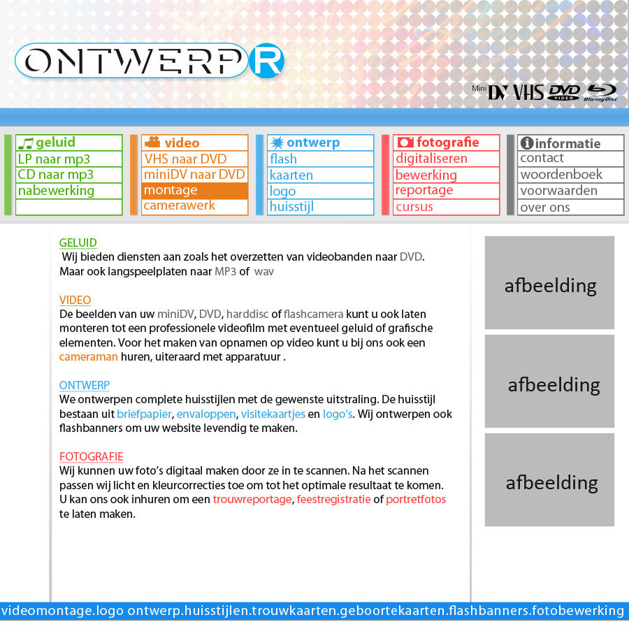 ONTWERP site audiovisueel vormgever-website-ontwerper-menu-uitgeklapt-jpg