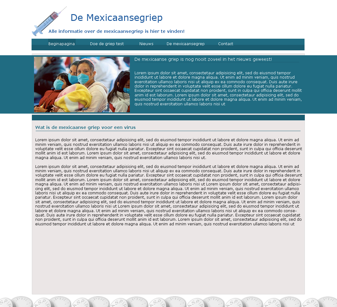 Weblayout voor 20 euro!-griep-png