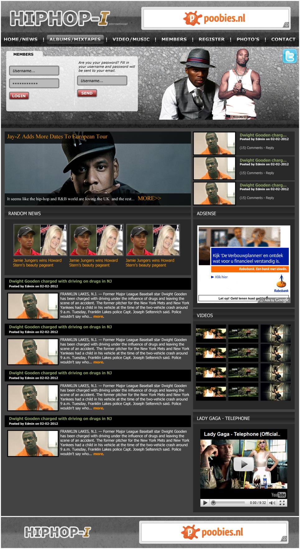 Uniek layout te koop-hiphop-jpg