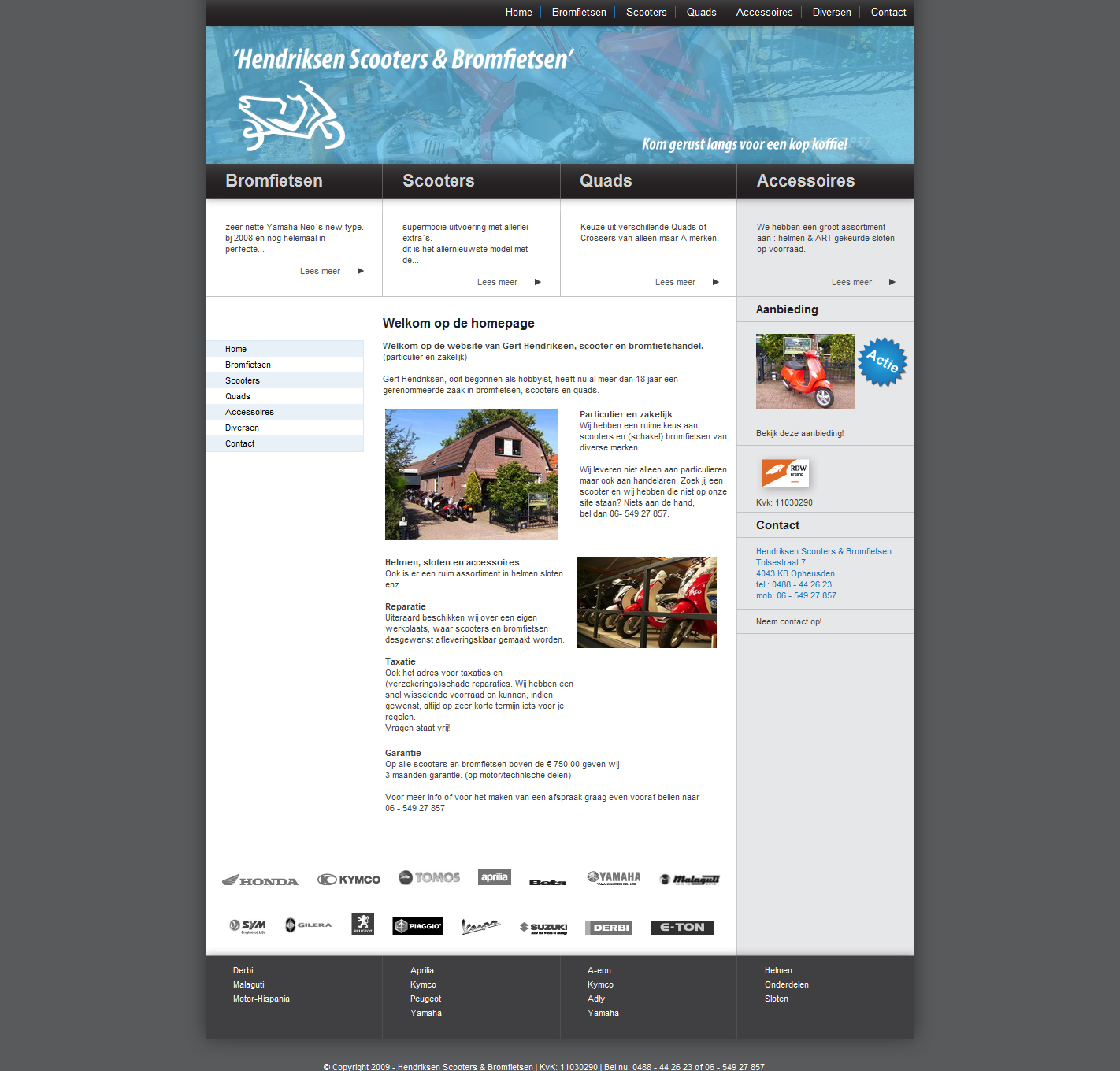 Huisstijl, Web-Design, Re-Design en het (Her-)Ontwikkelen van websites aangeboden-hendriksen-scooters-jpg