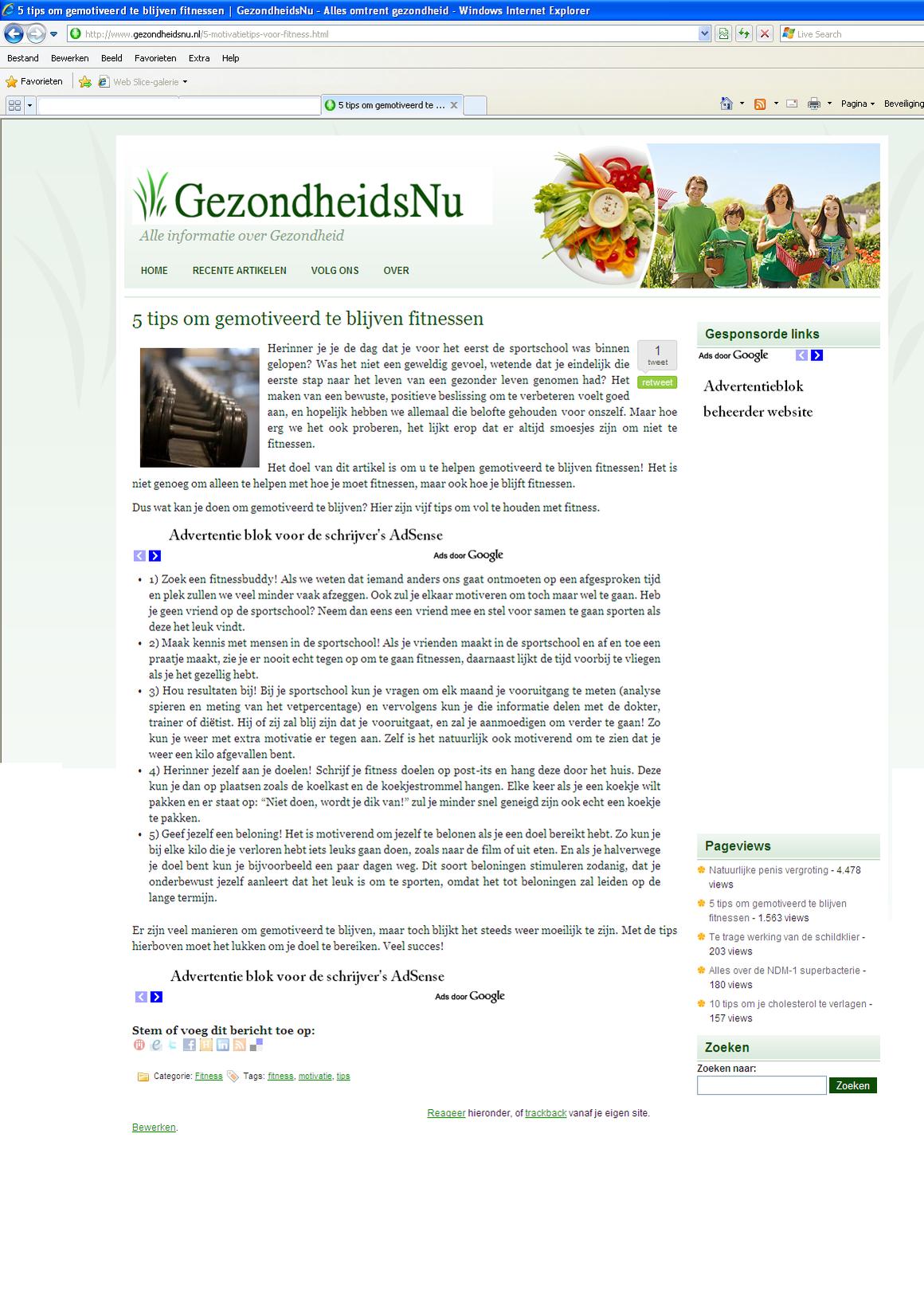Schrijvers gezocht - gezondheid | Deadline: NVT-gezondheidsnu-jpg