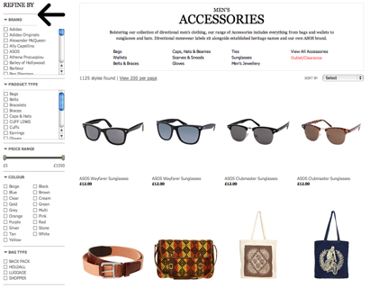 Programmeur voor categoriseer/verfijn/determineer functie webshop-refine-by-asos-png