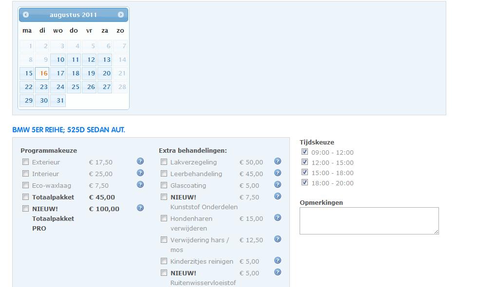 Ontwikkelaar tbv website/design/logo/boekingsvenster -Leuke zomerjob deadline 22 aug-voorbeeld-reserveringssysteem-jpg