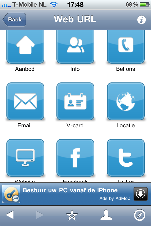 Icons voor mobiele website-foto-png