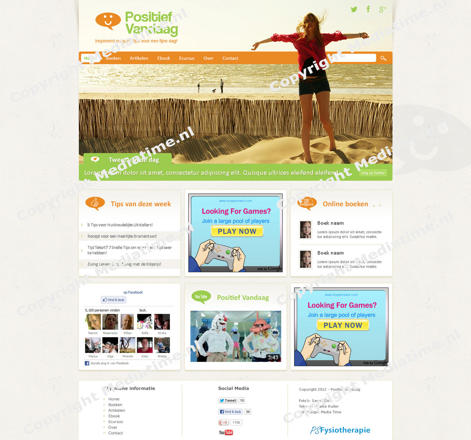 PSD naar wordpress site | Geen harde Deadline:  - NVT-positief-vandaag-copyright-post-jpg