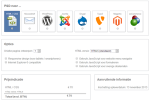 Professionele Slicing / Basing | HTML5 | Nieuwsbrieven | 6 CMS en eCommerce Systemen-psdform-png