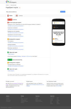 Wij verhogen je Google PageSpeed score voor je WordPress website!-mobile-voorheen-png