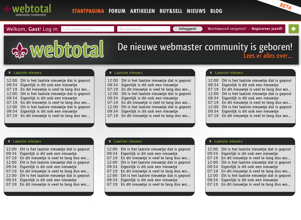 [check] Webmaster community-voorpagina-png