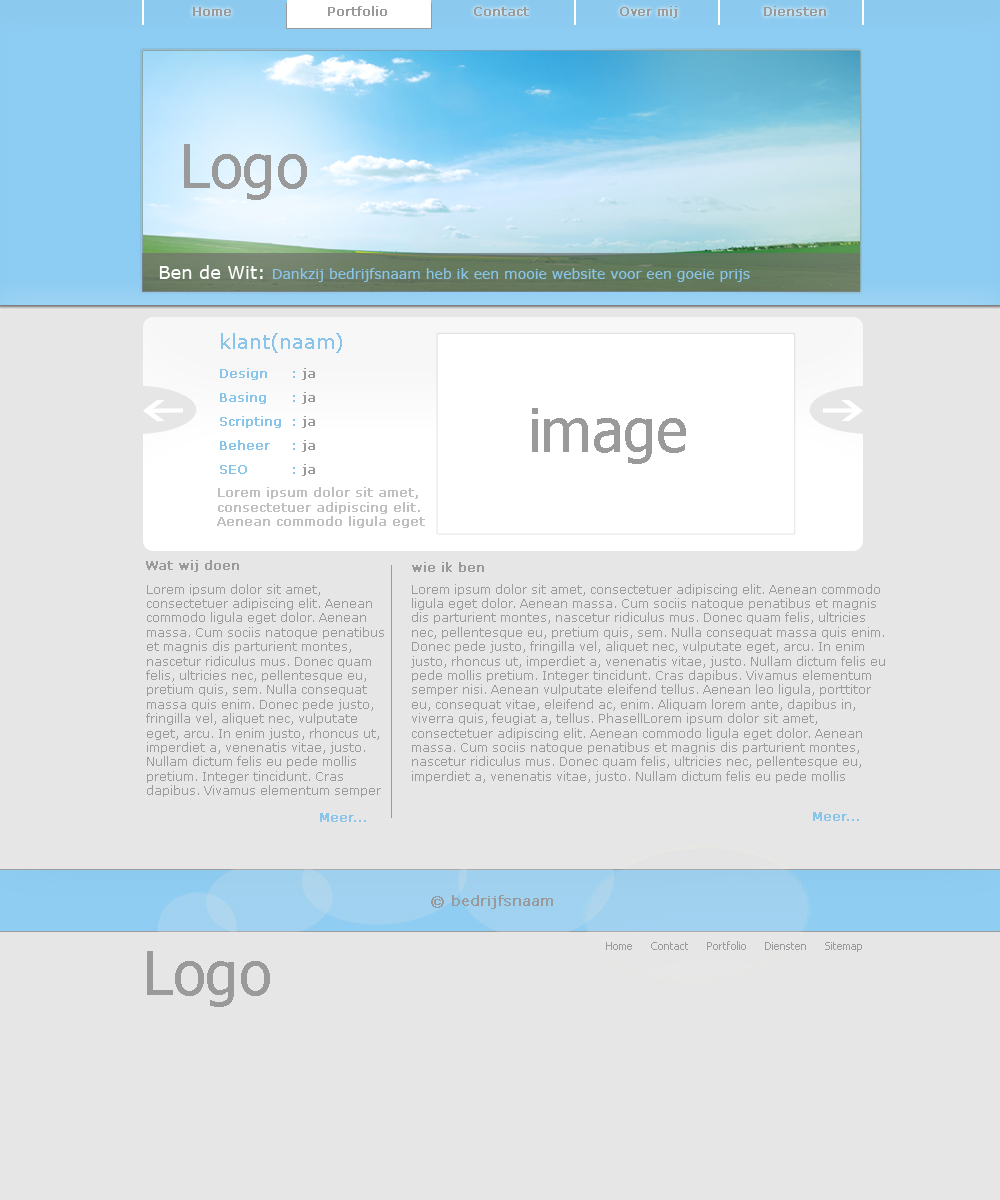 [check] Website(portfolio) layout-jpg