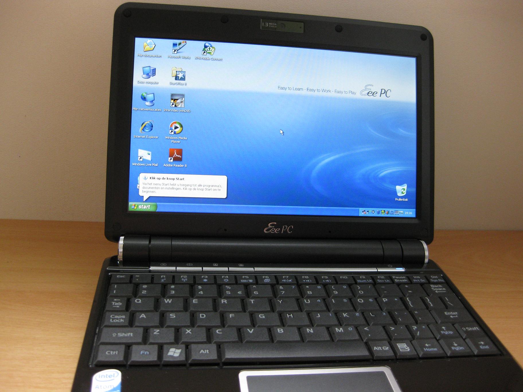 Nieuwe ASUS Eee PC901 + webcam + Win XP + draadloos internet!!-img_1130-jpg