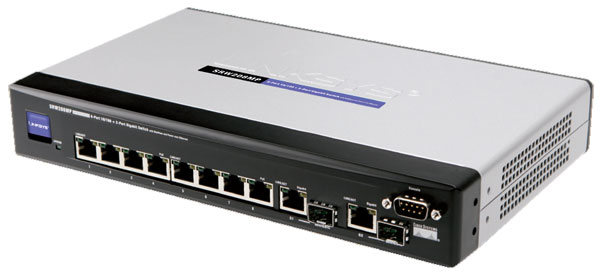 Cisco SRW208MP 8-port 10/100 Ethernet Switch-srw208mp__86546-jpg