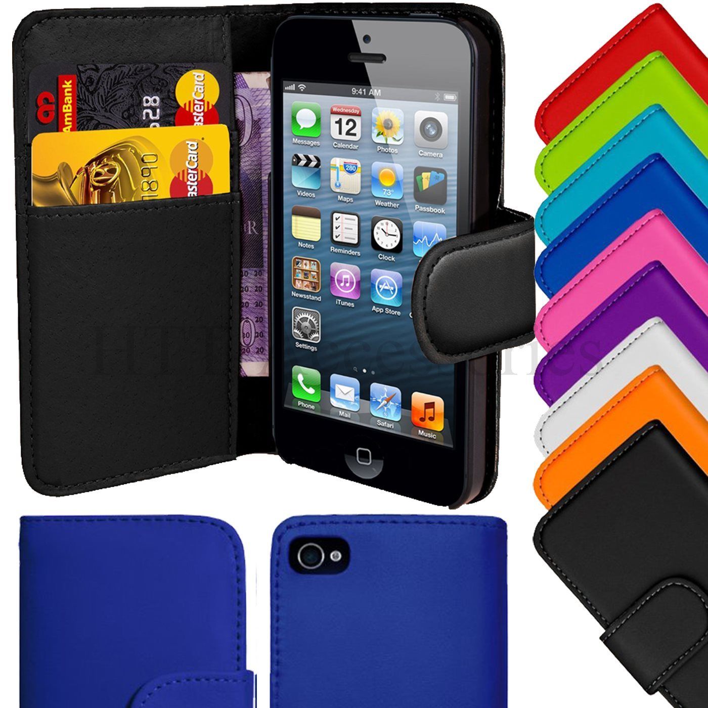 Flipcase wallet voor iPhone 4/4s of 5/5G-iphone-4s-5c-wallet-jpg