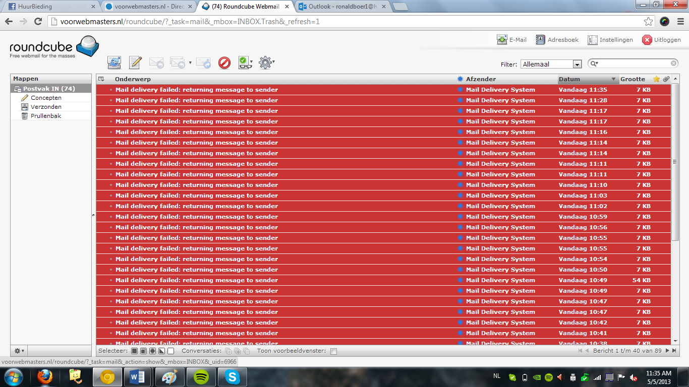 Spam Attack Mail delivery failed returning message to sender-mail-png