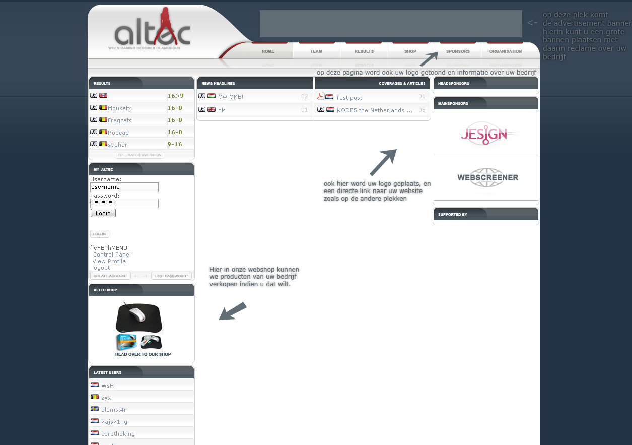 aLteC Gaming | Sponsoring | Duur contract: x maanden-website-jpg