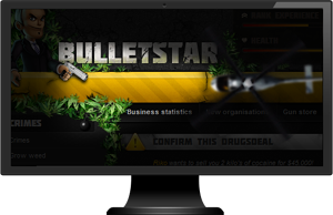 Cartoon rip gekocht-bulletstar-png