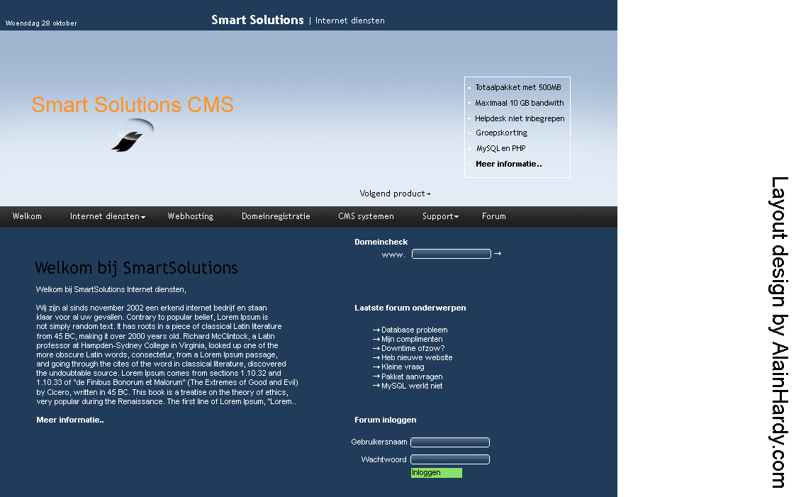 Kwaliteits hostinglayout | 30 euro-smartsolutions-jpg
