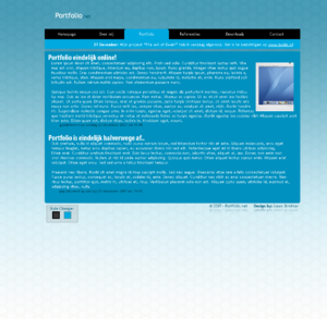 Vier layouts | Vanaf 10,00-portofolio-design-blue-png