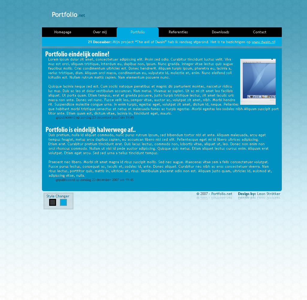 Vier layouts | Vanaf 10,00-portofolio-design-blue-png
