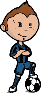 Cartoon Voetballer | &#8364;100,--voetballerbert-png