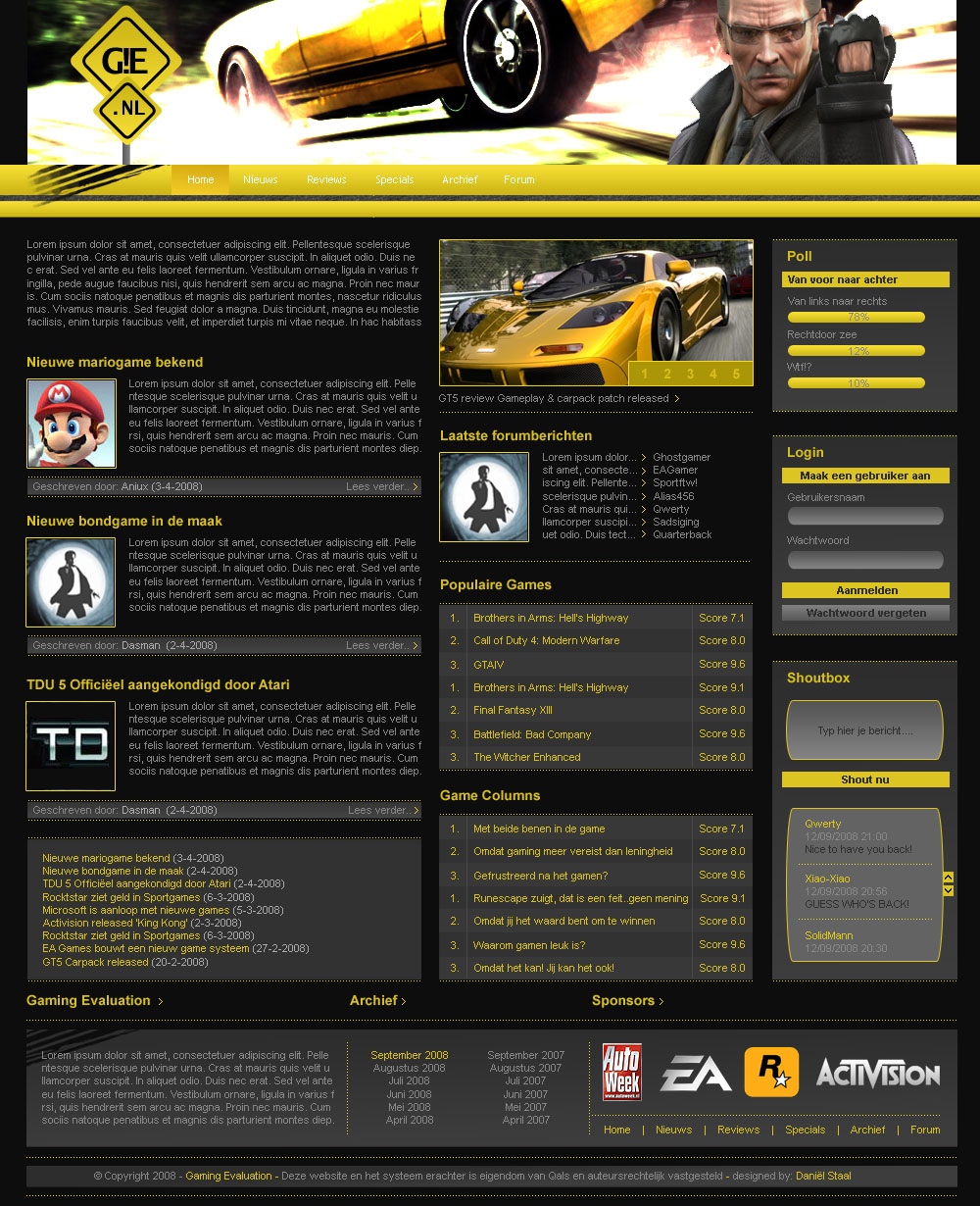 Gaming Community Lay-out | &#8364;100,--gamelay-outpresentatie-jpg
