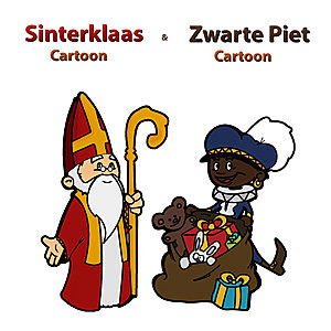 Sinterklaas &amp; Zwarte Piet Cartoons | &#8364;250,--sint-and-pietcombiverkoop-jpg