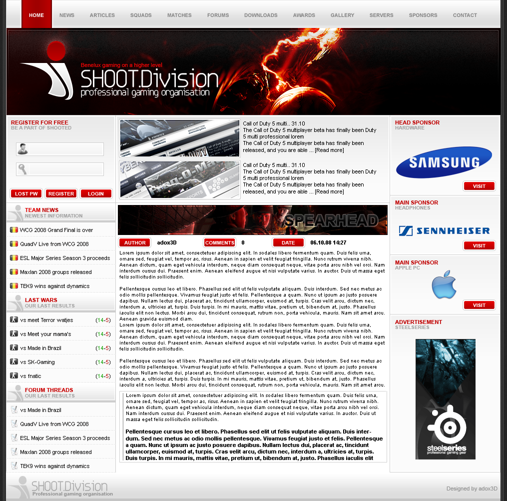 Professional Gaming design-735ready-png