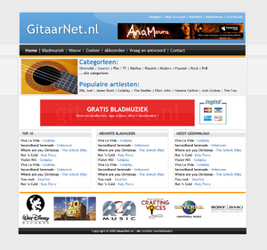 Gitaar bladmuziek layout | &#8364;50,--screenshot-png