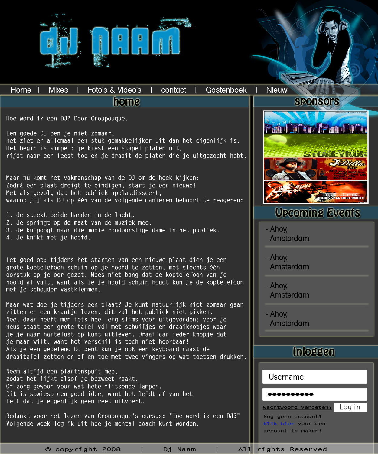 Mooie DJ layout-dj-site-jpg