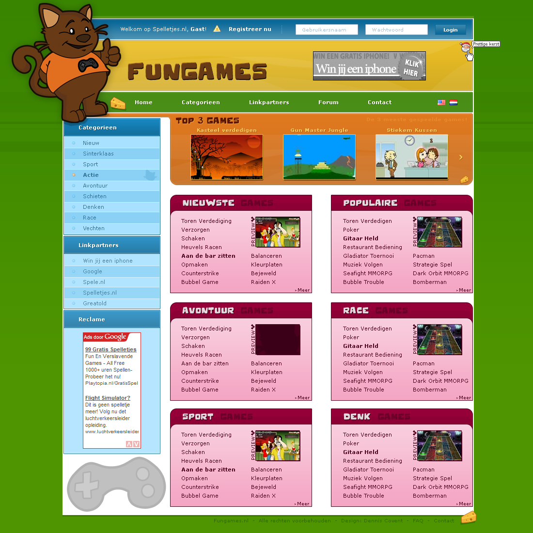 Game Spelletjes Layout-spelletjeswebsite281108-jpg