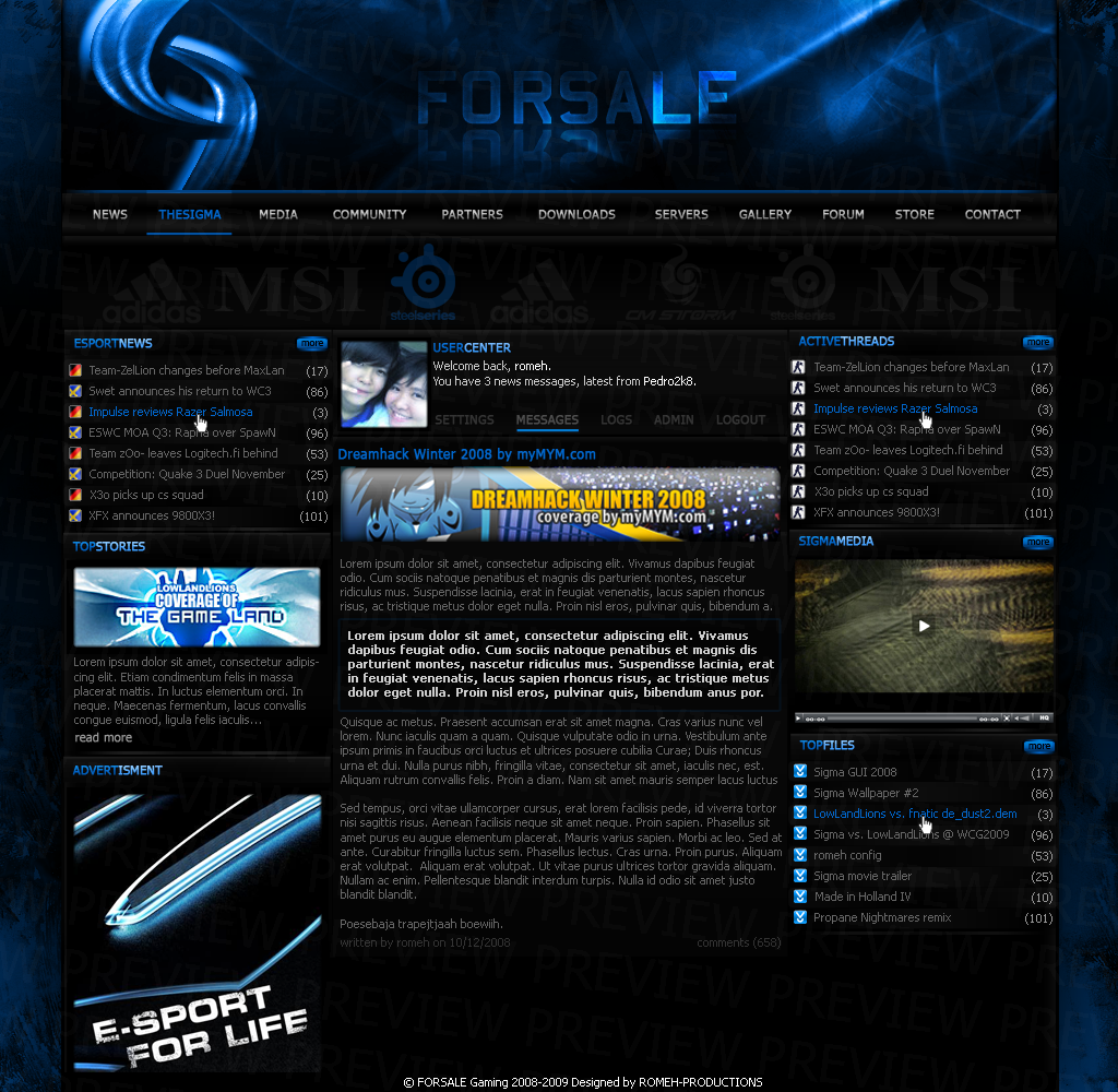 Gaming lay-out (Clandesign)-sigmatic-website-png