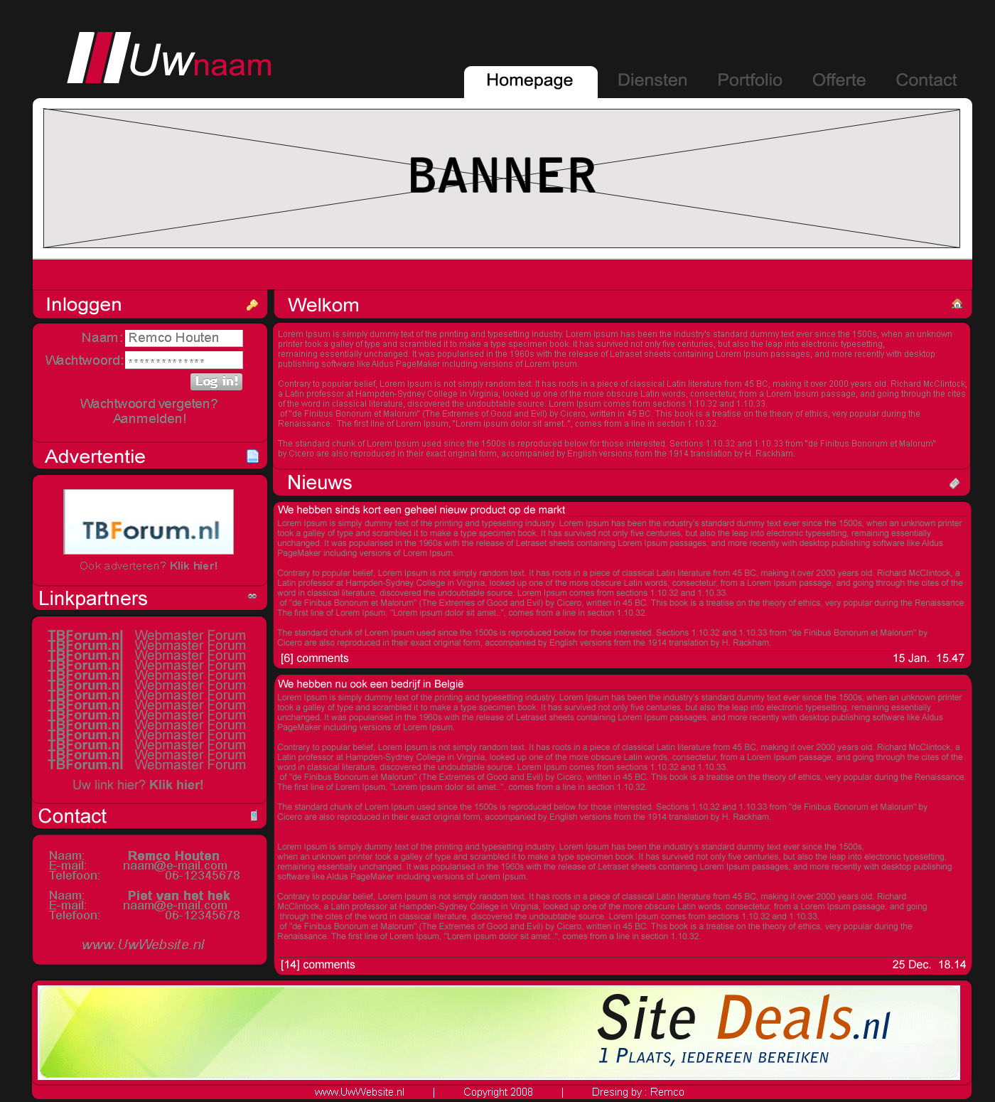 mooie layout voor verschilende doeleinden-layout-jpg