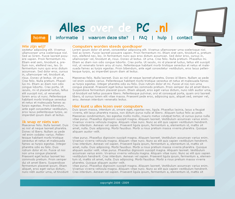Zakelijke/Informatie layout-pc-jpg