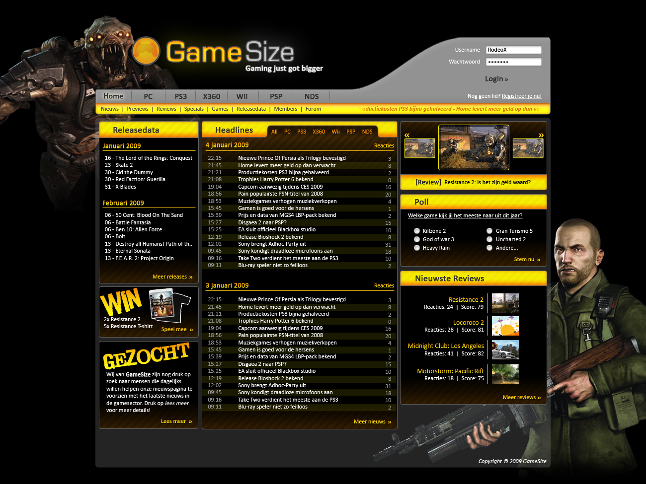 Game community layout-gamesize-jpg