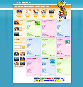 Kleurige Spellayout-layout-jpg