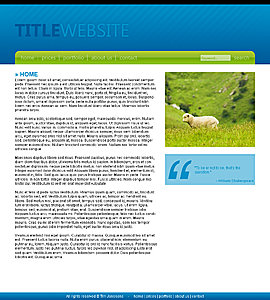 Portfolio/Hosting Layout-greenbluelayout-jpg
