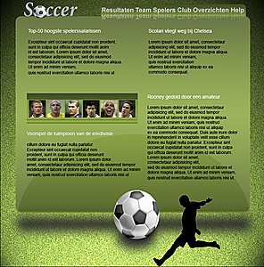 Voetbal game layout/nieuws Voetbal-voetbal-jpg