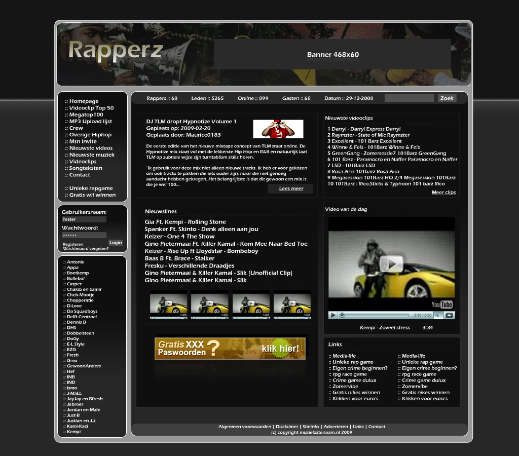 hiphop layout-rapperz-jpg
