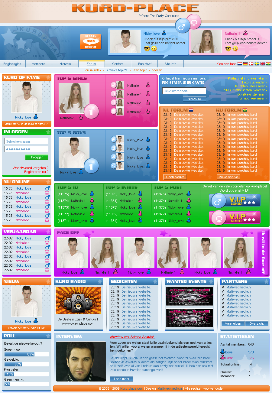 Profielen community layout-png