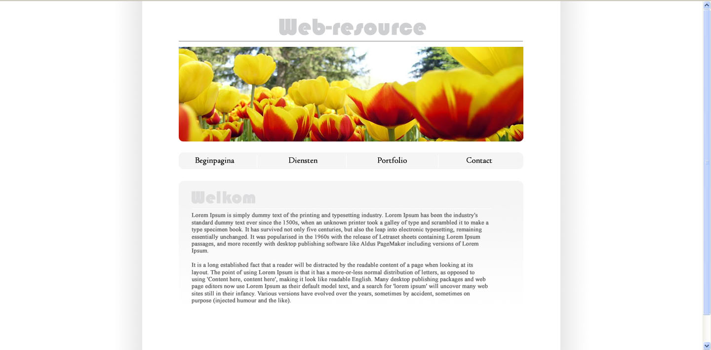 Webhosting-/Portfolio layout - Simpel-thumb-jpg